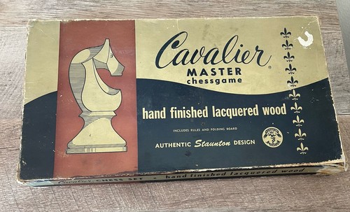 Vintage cavalier master chess - cavalier,