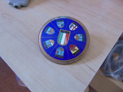 Italy flag car emblems enamel - emblems,