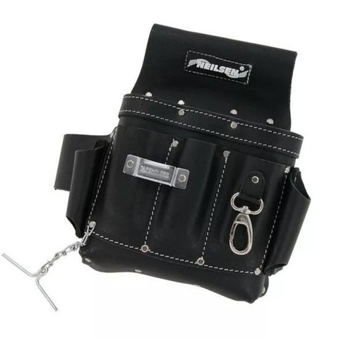 Electrician leather tool belt - electrician,
