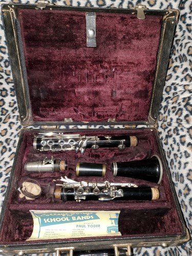 Bundy deluxe clarinet case - deluxe, w/case