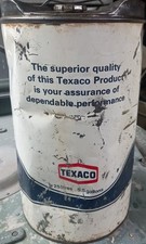 Vintage Texaco Oil Drum