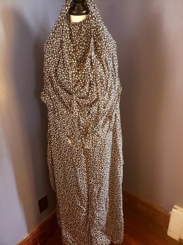 Full length abaya - length, linen