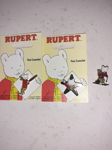 Rupert bear set pin - bear, 3