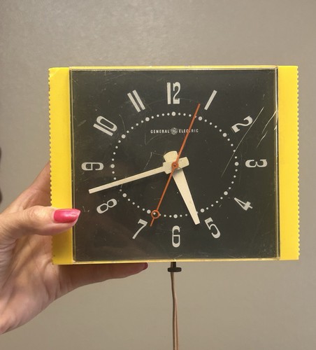 Vintage mid century - wall, clock