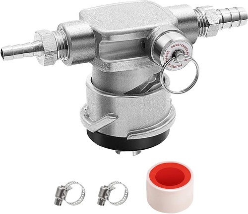 Low profile keg - profile, coupler