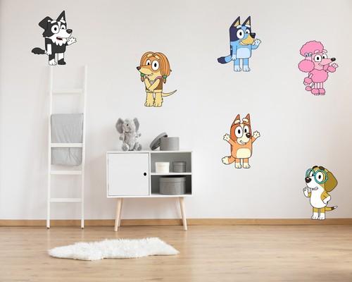 Bluey wall stickers - wall,