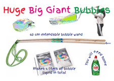 Huge Big  giant Bubble Powder
