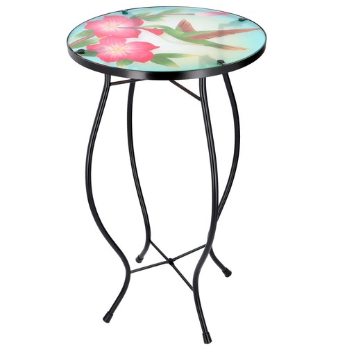 Round side coffee patio - round,