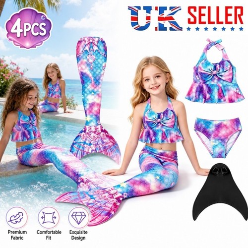Kids mermaid tail with monofin - mermaid,