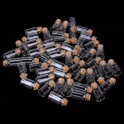 50pcs small glass bottles - small,