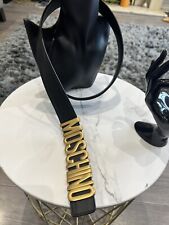 Moschino Logo Belt