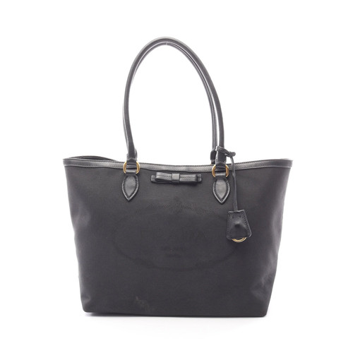Prada logo jacquard tote - logo,