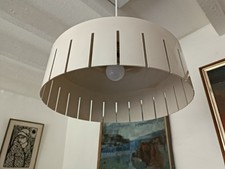 Sergio Asti for Bilumen Frangia 1970s Mid Century Vintage Ceiling Light Guzzini