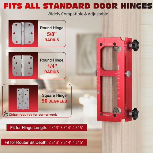 Door hinge jig aluminum - door,