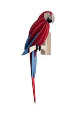 Lovi Macaw Parrot Wooden Red