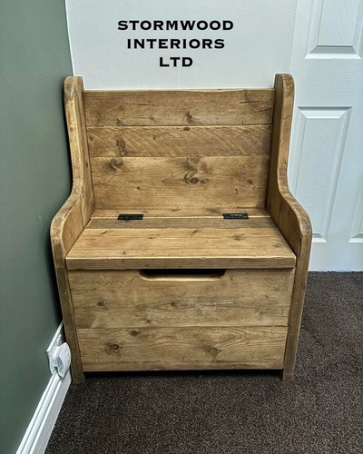 Bespoke monks storage - bespoke, bench