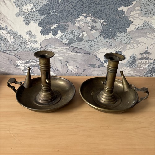 Pair vintage brass - pair,