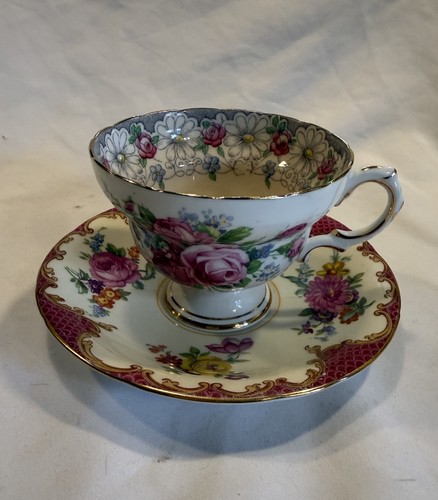 Vintage rosina flowers - vintage, cup