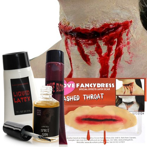 Sfx scar cut - throat, realistic
