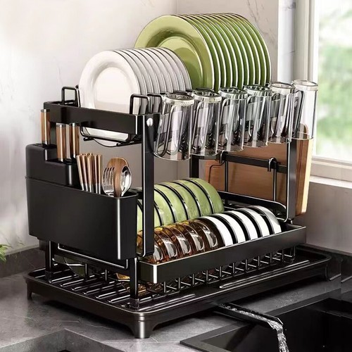 Tier dish drainer rack - 2, with