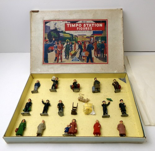 Timpo toys station figures - station,
