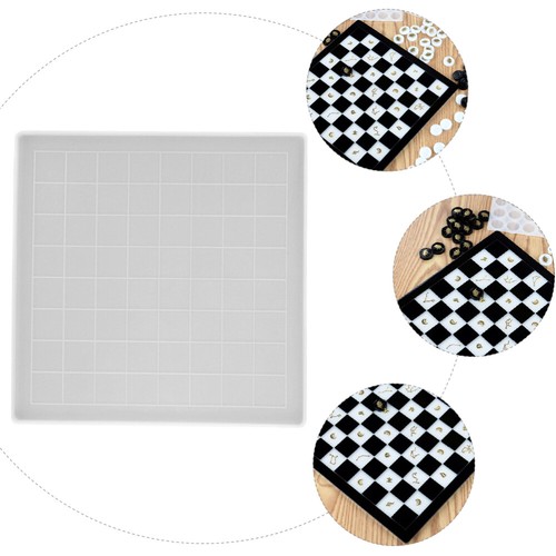 Large chess board mold resin - large,