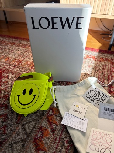 Loewe smiley world heel - heel, pouch