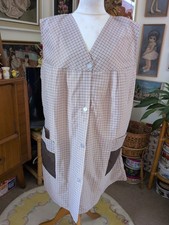 Vintage brown white check - vintage,