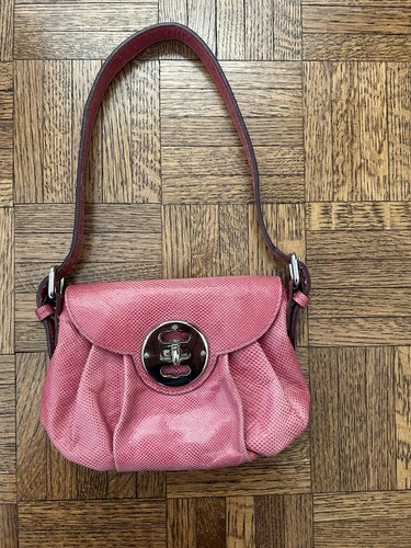 Mulberry pink snakeskin mini - snakeskin,