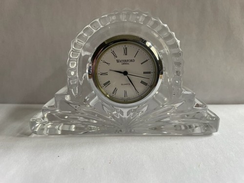 Waterford crystal clock desk - waterford,