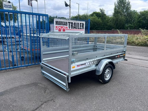 Trailer wth mesh sides 8ft - sides,