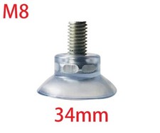 M8 Clear Nut Thumb Screw
