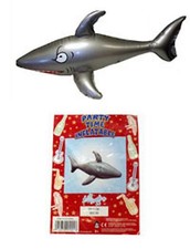 INFLATABLE SHARK FANCY DRESS TROPICAL HAWAIIAN BEACH LUAU PARTY FUN