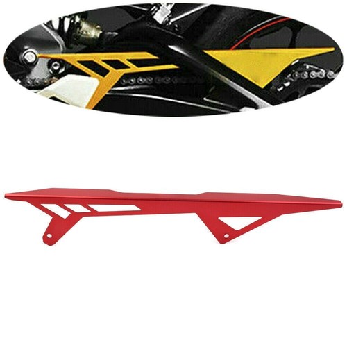 Red chain guard cover billet - chain,