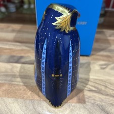 Rockhopper Penguin - ROYAL CROWN DERBY PAPERWEIGHT GOLD STOPPER BOXED SIGNED