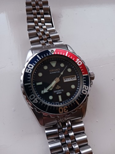 Seiko kinetic pepsi diver - seiko,