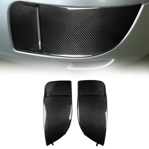 Carbon fiber black fog light - black,