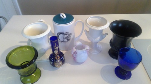 Vintage vases and coffee pot - and,