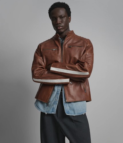 Genuine leather jacket - leather,