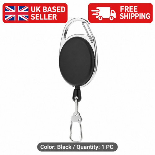 Retractable key chain card - key, id