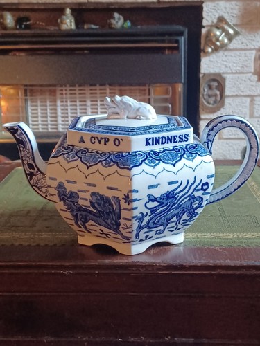 Antique copeland spode blue - copeland,