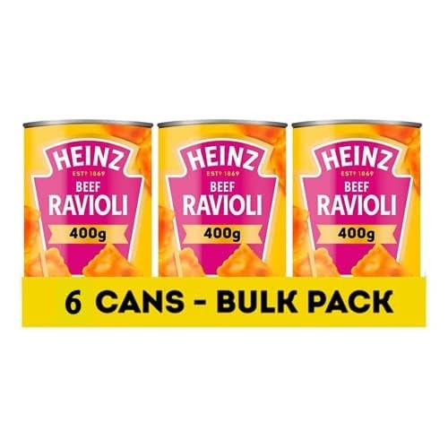 Heinz beef ravioli 6x400g - beef,