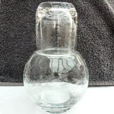 Laura Ashley Home Bedside Water Carafe with Leaf Design