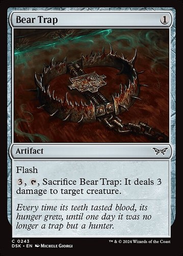 Mtg bear trap - [mtg], (foil)