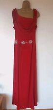Frank Lyman Red Evening Dress Sz14 Excellent!