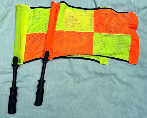Orange yellow checkered - orange,