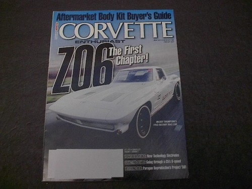 Corvette enthusiast magazine - enthusiast,