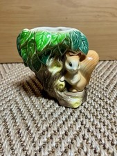 Vintage Retro Hornsea Pottery Fauna 26 Small Squirrel Poser Vase Tree Ornament