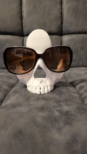 Skull glasses stand holder - glasses,