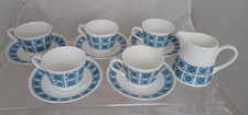 5 Royal Tuscan "Charade" Cup and Saucer Duos and Milk Jug